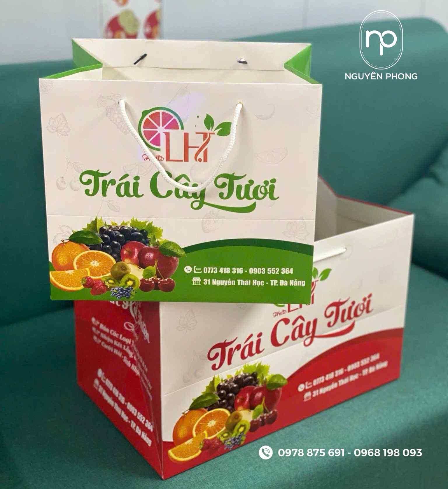 Mẫu túi đựng trái cây tươi
